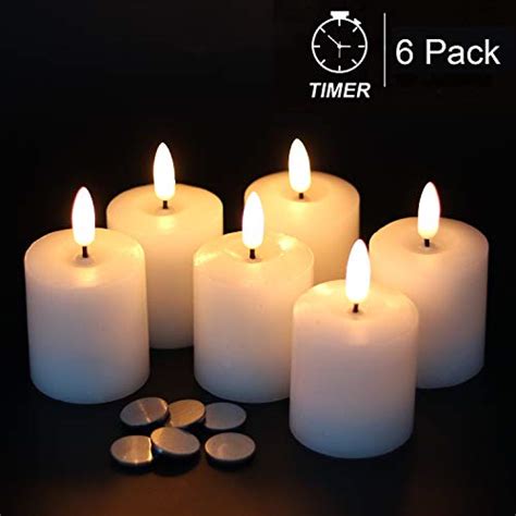 flickering timer candles|realistic flameless candles with timer.